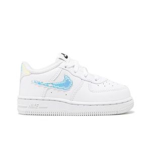 TODDLER AIR FORCE 1 LV8 TD 'DIGITAL SWOOSH - WHITE'